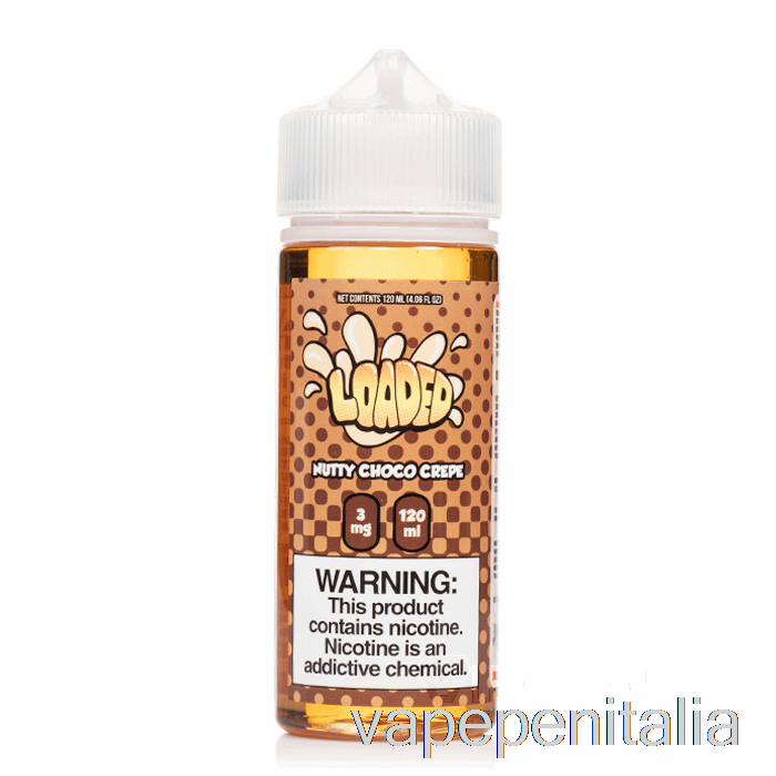 Vape Box Mod Nutty Choco Crepe - E-liquid Caricato - Vapori Spietati - 120 Ml 6 Mg